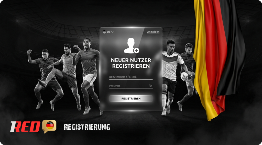 Im 1red Casino in Deutschland ist die Registrierung schnell und einfach